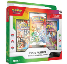 Laden Sie das Bild in den Galerie-Viewer, Pokémon Illustrations-Kollektion Erste Partner: Serie 1