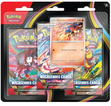 Laden Sie das Bild in den Galerie-Viewer, Pokémon Mega-Entwicklung - Wachsendes Chaos 3-Pack Blister Glutexo