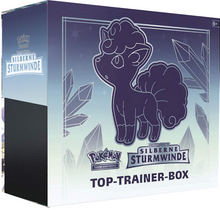 Laden Sie das Bild in den Galerie-Viewer, Schwert & Schild - Silberne Sturmwinde Top Trainer Box