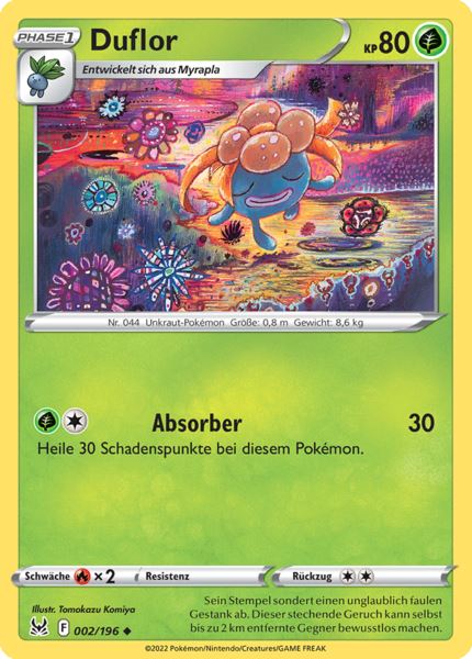 Duflor 002/196 Uncommon - Verlorener Ursprung Deutsch
