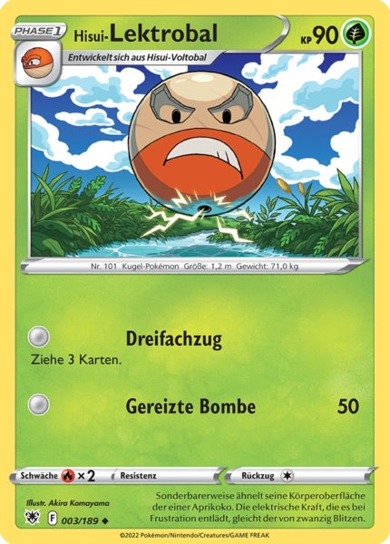 Hisui-Lektrobal 003/189 Uncommon - Astralglanz Deutsch