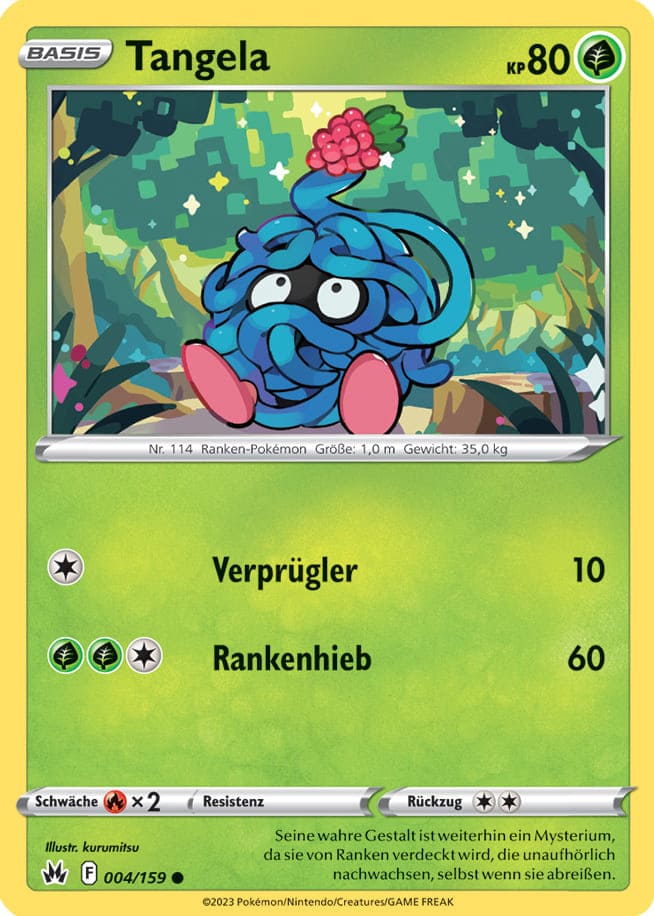 Tangela 004/159 Common - Zenit der Könige Deutsch
