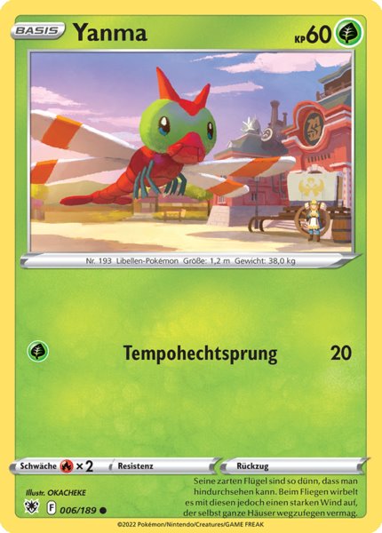 Yanma 006/189 Common - Astralglanz Deutsch