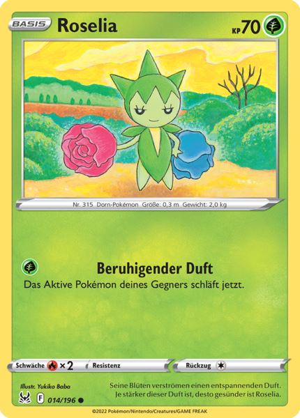 Roselia 014/196 Common - Verlorener Ursprung Deutsch