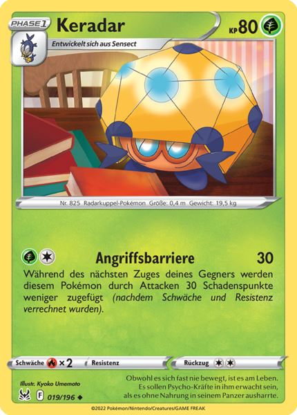 Keradar 019/196 Uncommon - Verlorener Ursprung Deutsch