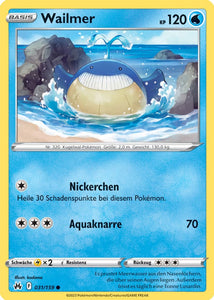 Wailmer 031/159 Common - Zenit der Könige Deutsch
