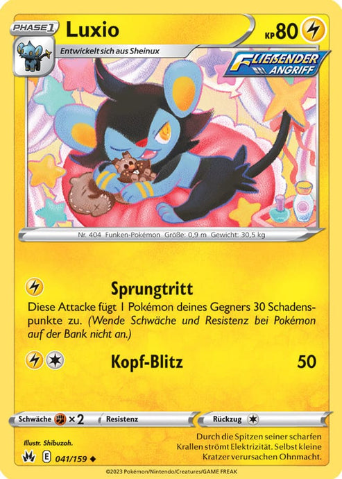 Luxio 041/159 Uncommon - Zenit der Könige Deutsch