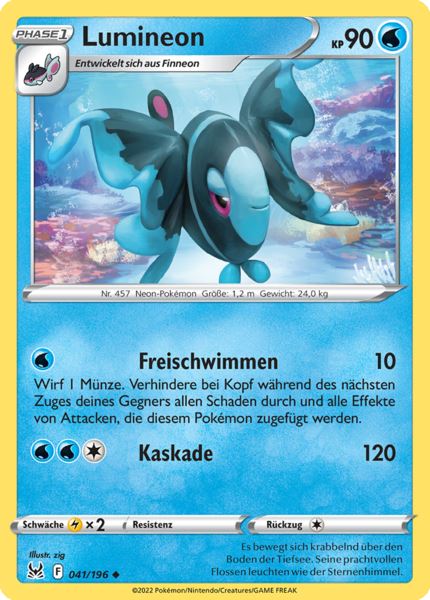Lumineon 041/196 Uncommon - Verlorener Ursprung Deutsch