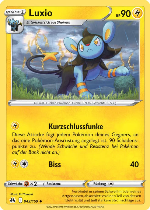 Luxio 042/159 Uncommon - Zenit der Könige Deutsch