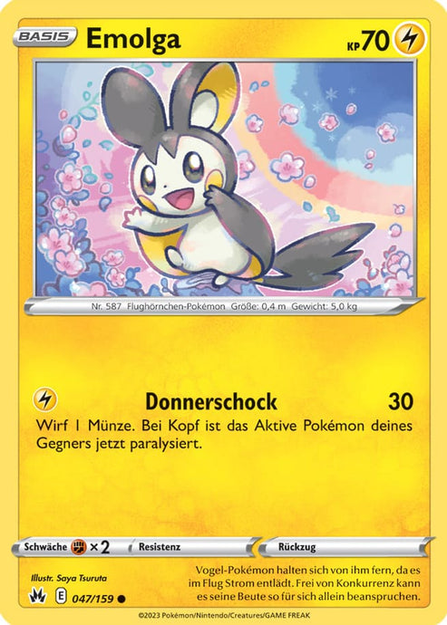 Emolga 047/159 Common - Zenit der Könige Deutsch