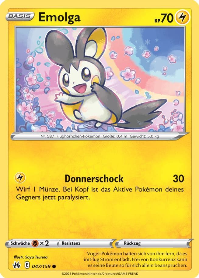 Emolga 047/159 Common - Zenit der Könige Deutsch