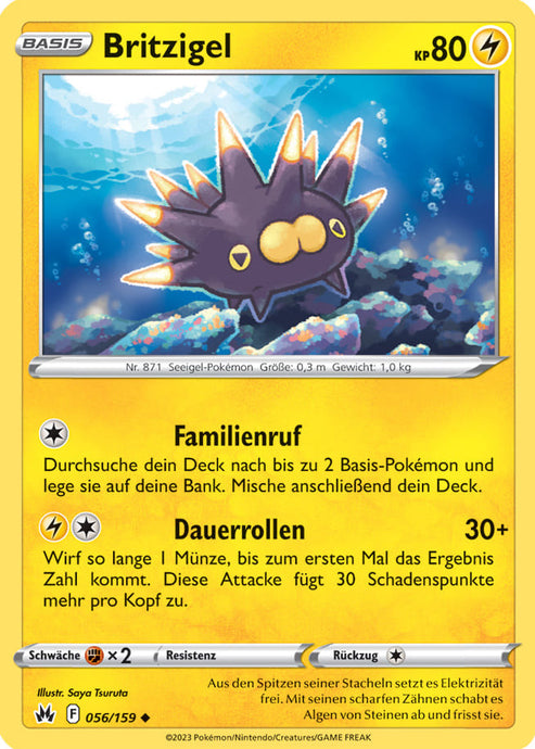 Britzigel 056/159 Uncommon - Zenit der Könige Deutsch