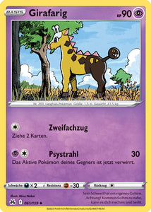 Girafarig 061/159 Uncommon - Zenit der Könige Deutsch