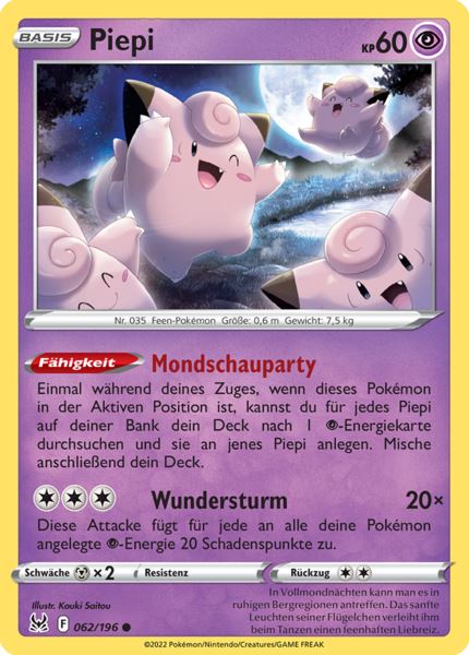 Piepi 062/196 Common - Verlorener Ursprung Deutsch