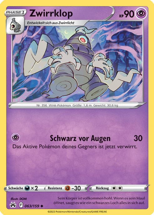 Zwirrklop 063/159 Uncommon - Zenit der Könige Deutsch