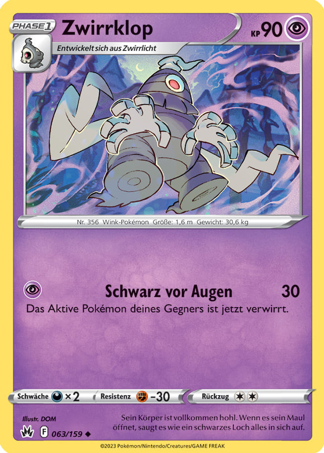 Zwirrklop 063/159 Uncommon - Zenit der Könige Deutsch