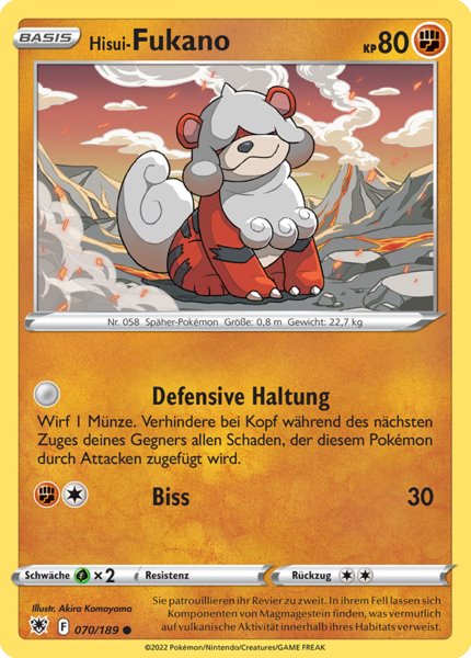 Hisui-Fukano 070/189 Common - Astralglanz Deutsch