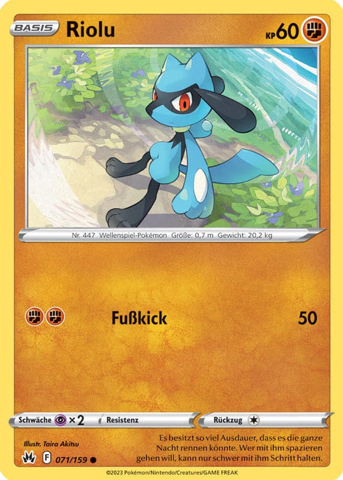 Riolu 071/159 Common - Zenit der Könige Deutsch