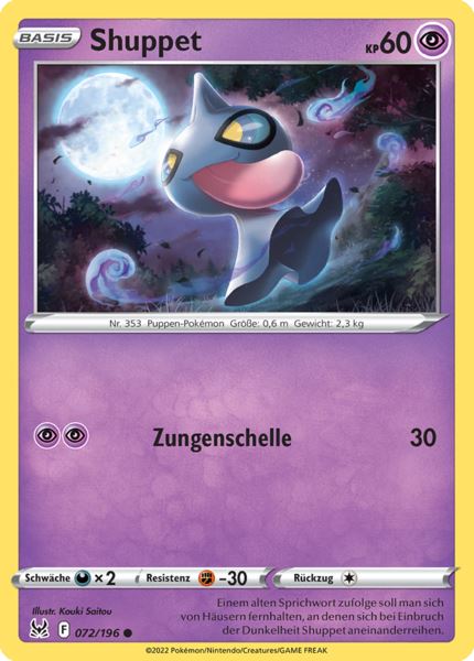 Shuppet 072/196 Common - Verlorener Ursprung Deutsch