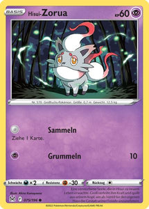 Hisui-Zorua 075/196 Common - Verlorener Ursprung Deutsch