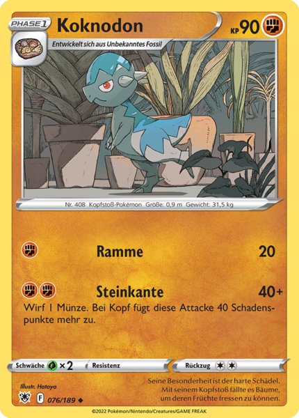 Koknodon 076/189 Uncommon - Astralglanz Deutsch