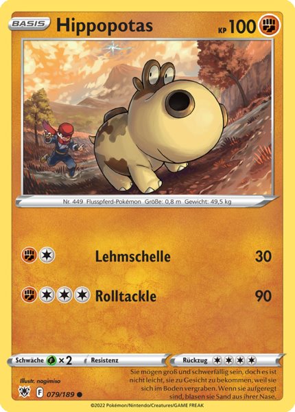 Hippopotas 079/189 Common - Astralglanz Deutsch