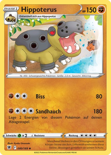 Hippoterus 080/189 Uncommon - Astralglanz Deutsch