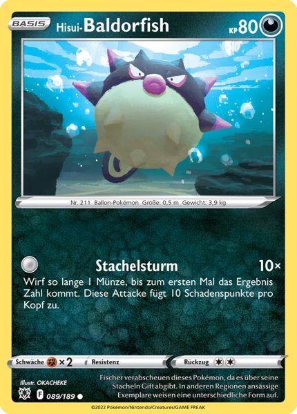 Hisui-Baldorfish 089/189 Common - Astralglanz Deutsch