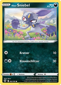 Hisui-Sniebel 092/189 Common - Astralglanz Deutsch