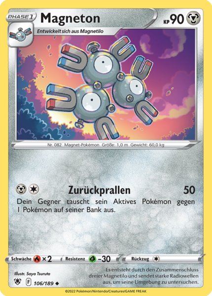 Magneton 106/189 Uncommon - Astralglanz Deutsch