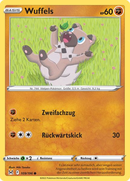 Wuffels 109/196 Common - Verlorener Ursprung Deutsch