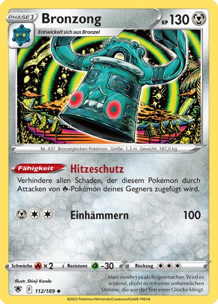 Bronzong 112/189 Uncommon - Astralglanz Deutsch