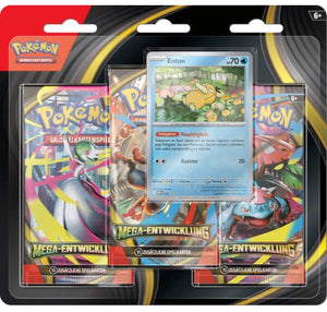 Pokemon Mega Entwicklung 3 Pack Blister Enton 