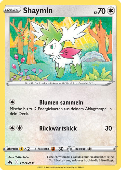 Shaymin 115/159 Uncommon - Zenit der Könige Deutsch