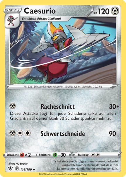 Caesurio 116/189 Uncommon - Astralglanz Deutsch