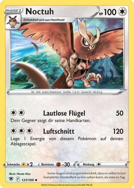 Noctuh 121/189 Uncommon - Astralglanz Deutsch