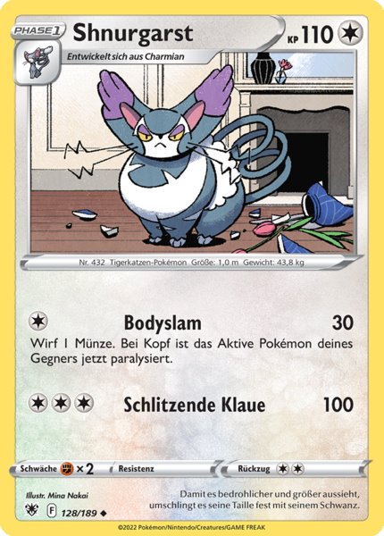 Shnurgarst 128/189 Uncommon - Astralglanz Deutsch