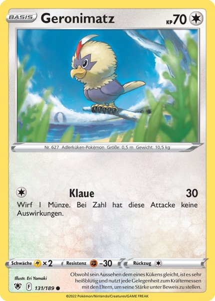 Geronimatz 131/189 Common - Astralglanz Deutsch