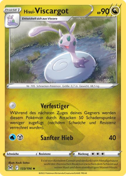 Hisui-Viscargot 133/196 Uncommon - Verlorener Ursprung Deutsch