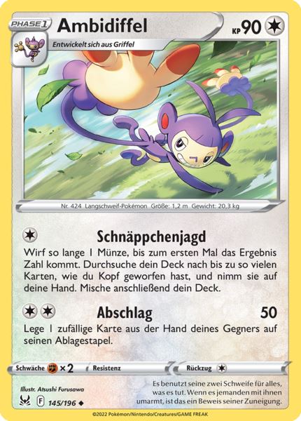Ambidiffel 145/196 Uncommon - Verlorener Ursprung Deutsch