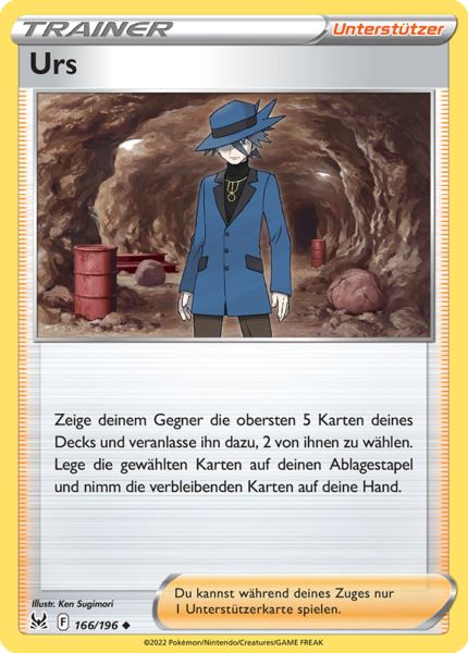 Urs 166/196 Uncommon - Verlorener Ursprung Deutsch