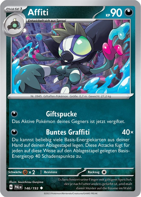 Affiti 146/193 Uncommon - Entwicklungen in Paldea Deutsch