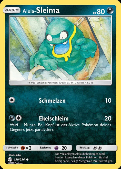 Alola-Sleima 130/236 Common - Welten im Wandel Deutsch