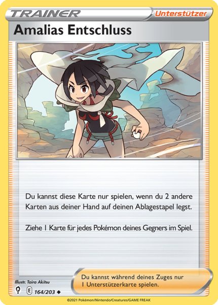 Amalias Entschluss 164/203 Uncommon - Drachenwandel Deutsch