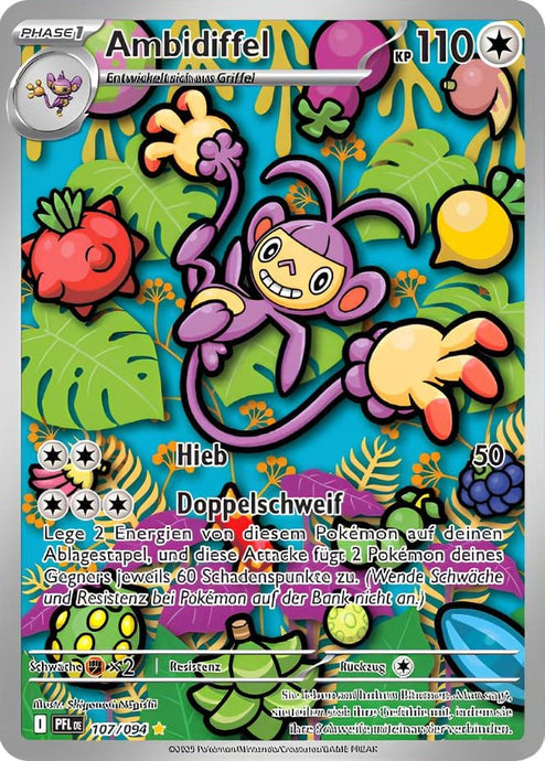 Ambidiffel 107/094 Illustration Rare FOIL - Fatale Flammen Deutsch