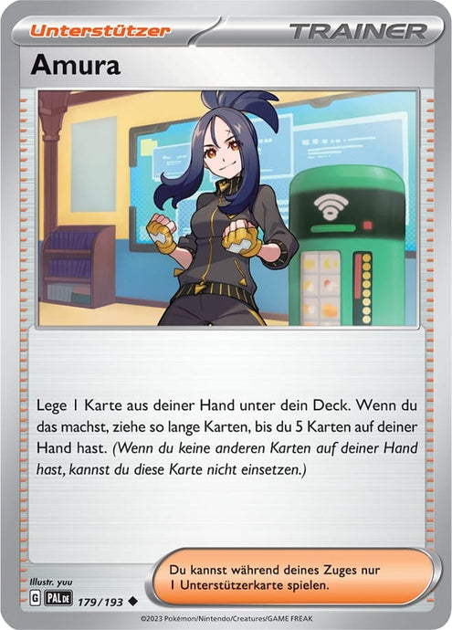 Amura 179/193 Uncommon - Entwicklungen in Paldea Deutsch