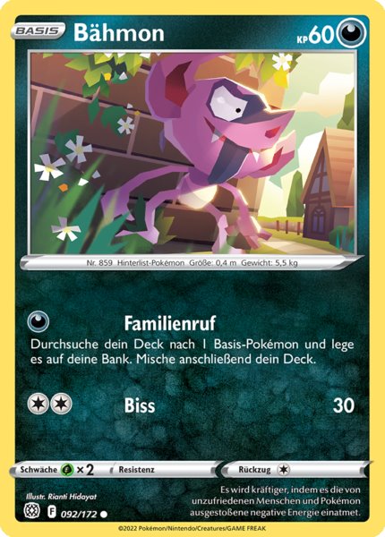 Bähmon 092/172 Common - Strahlende Sterne Deutsch