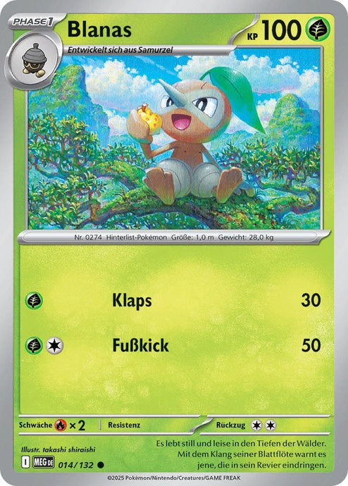 Blanas 014/132 Common REVERSE HOLO FOIL - Mega-Entwicklung Deutsch