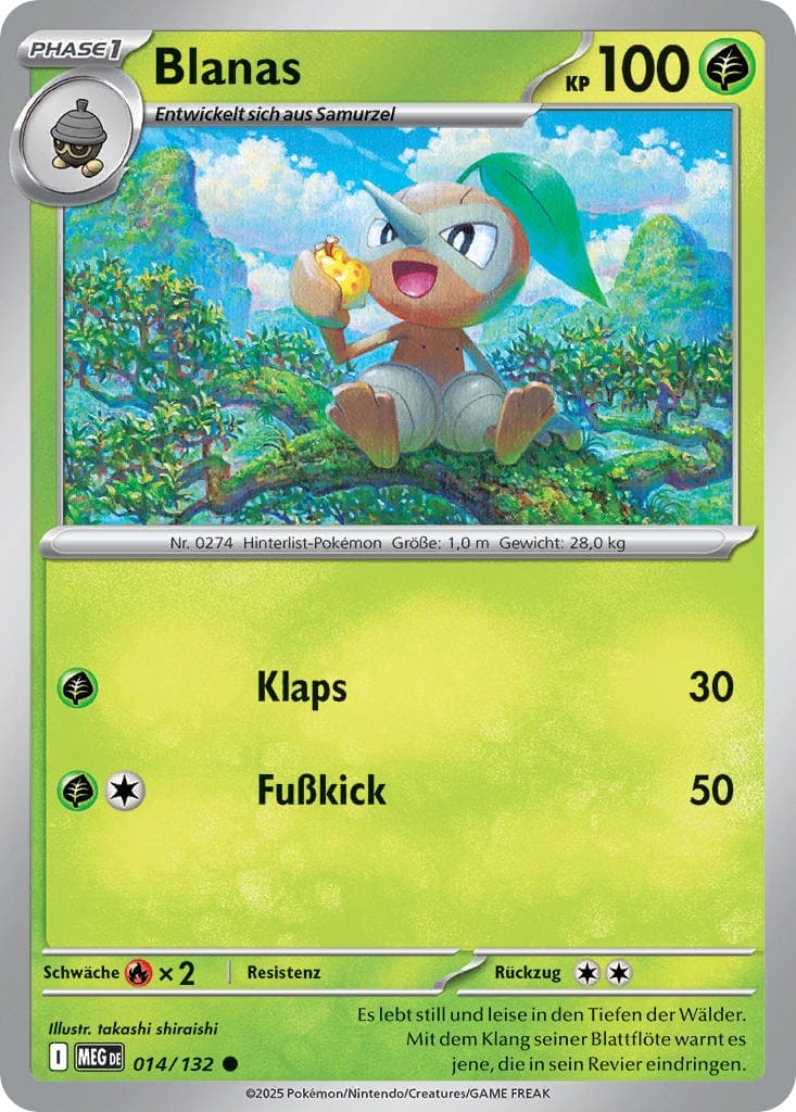 Blanas 014/132 Common REVERSE HOLO FOIL - Mega-Entwicklung Deutsch