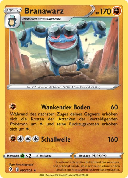 Branawarz 090/203 Rare - Drachenwandel Deutsch